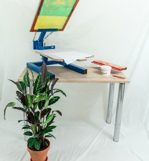 Mesa de impressão e serigrafia